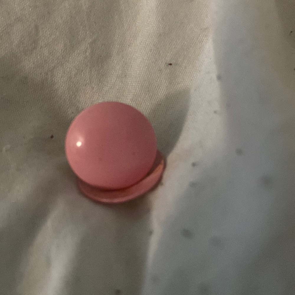 Vintage Pink Circle Earrings!